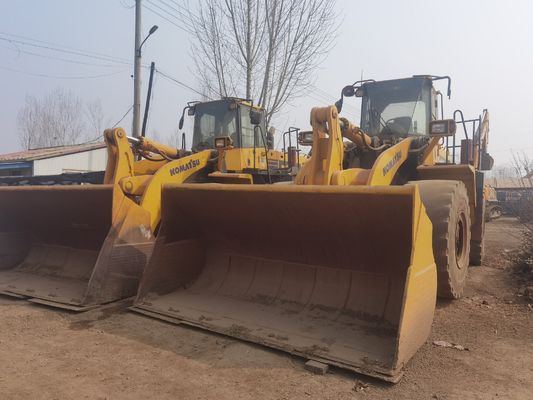 Stosowany ładowarka Komatsu WA500 6 koła WA600-6 Wydajność paliwa dla budowy