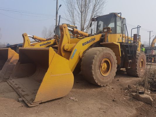 Stosowany ładowarka Komatsu WA500 6 koła WA600-6 Wydajność paliwa dla budowy