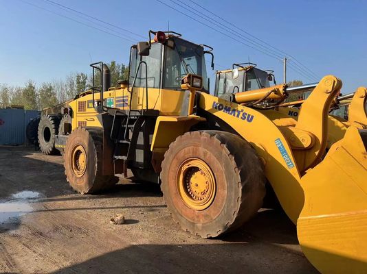 Stosowany ładowarka Komatsu WA500 6 koła WA600-6 Wydajność paliwa dla budowy