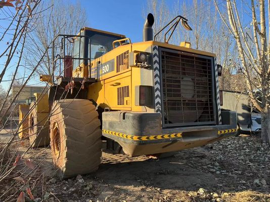Stosowany ładowarka Komatsu WA500 6 koła WA600-6 Wydajność paliwa dla budowy