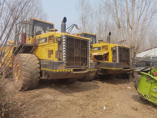 Stosowany ładowarka Komatsu WA500 6 koła WA600-6 Wydajność paliwa dla budowy