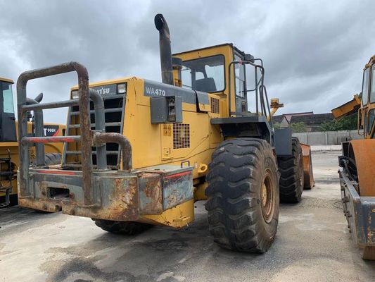 Oryginalny kolor używany Komatsu WA470-3 ładowarka na kółkach w doskonałym stanie