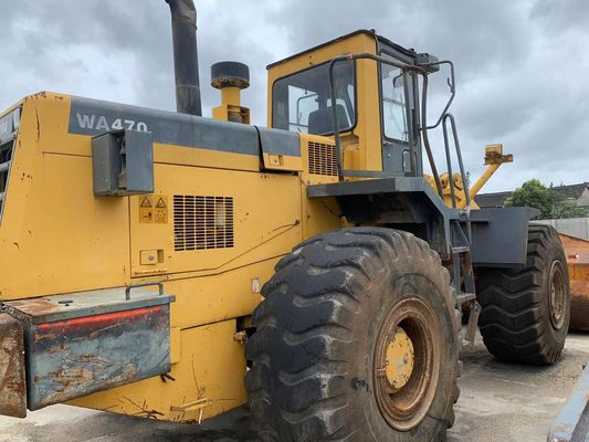 Oryginalny kolor używany Komatsu WA470-3 ładowarka na kółkach w doskonałym stanie