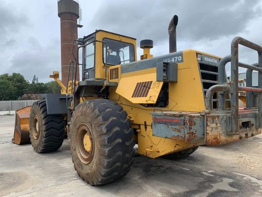 Oryginalny kolor używany Komatsu WA470-3 ładowarka na kółkach w doskonałym stanie