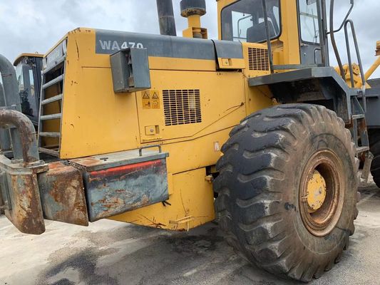 Oryginalny kolor używany Komatsu WA470-3 ładowarka na kółkach w doskonałym stanie