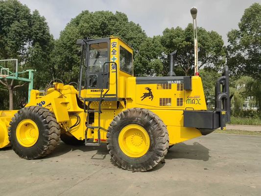 Oryginalny Japoński używany ładowarka kołowa Komatsu WA320-3 używany ładowarka przednia