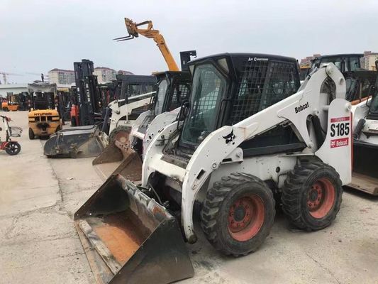 Oryginalny kolor S185 Używane ładowarki Bobcat Skid Bezpieczeństwo eksploatacji W dobrym stanie