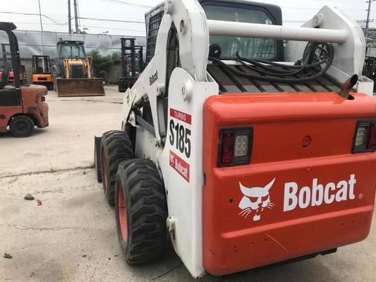 Oryginalny kolor S185 Używane ładowarki Bobcat Skid Bezpieczeństwo eksploatacji W dobrym stanie