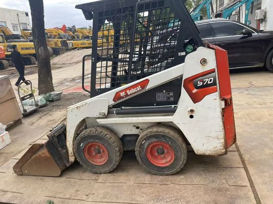 Oryginalny kolor Używany ładowarka Bodcat S70 Skid Steer Ładowarka zużycie paliwa Stabilna eksploatacja