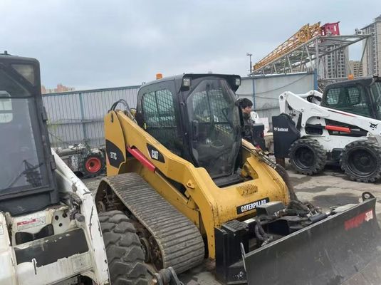 Mocny 277C Caterpillar Skid Steer zużycie paliwa w dobrym stanie