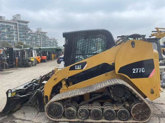 Mocny 277C Caterpillar Skid Steer zużycie paliwa w dobrym stanie