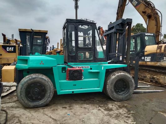 12 ton Mitsubishi F120 używany wózek widłowy Diesel w dobrym stanie oryginalny Japonia