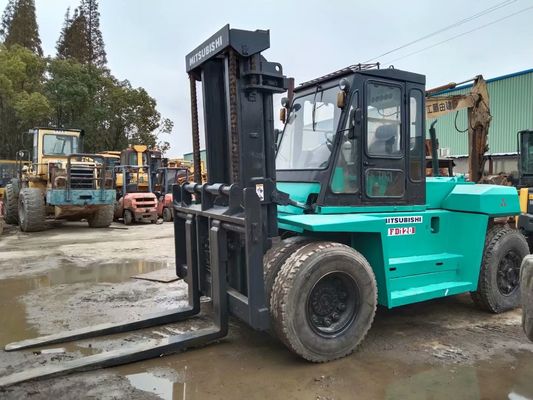 12 ton Mitsubishi F120 używany wózek widłowy Diesel w dobrym stanie oryginalny Japonia