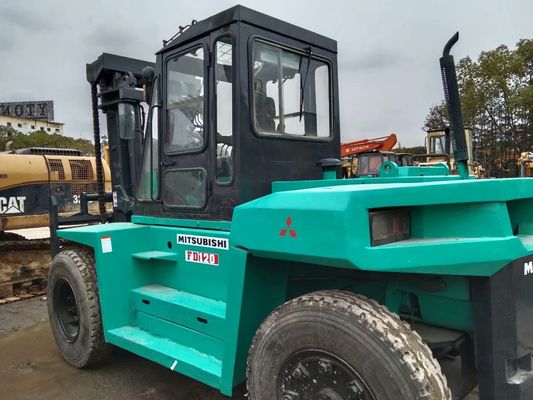 12 ton Mitsubishi F120 używany wózek widłowy Diesel w dobrym stanie oryginalny Japonia
