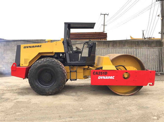 CA251D Wibracjonal Smooth Drum Używany Dynapac Roller Z Dużą Mocą