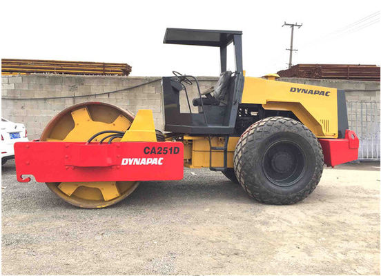 CA251D Wibracjonal Smooth Drum Używany Dynapac Roller Z Dużą Mocą