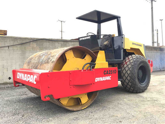 CA251D Wibracjonal Smooth Drum Używany Dynapac Roller Z Dużą Mocą