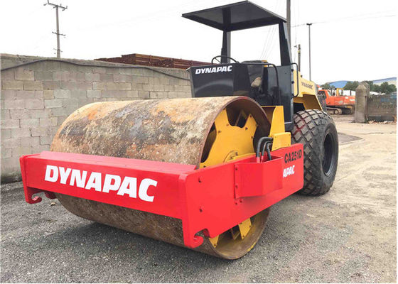 CA251D Wibracjonal Smooth Drum Używany Dynapac Roller Z Dużą Mocą