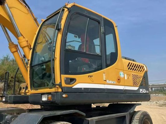 Hyundai R150W-9 Ekskawator z używanymi kółkami 2015 Wysoka precyzja do budowy