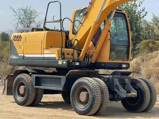 Hyundai R150W-9 Ekskawator z używanymi kółkami 2015 Wysoka precyzja do budowy