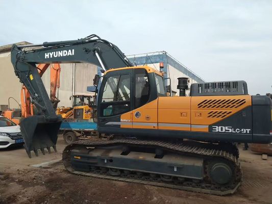 R305LC-9T Ekskawator używany Ekskawator Hyundai używany na placu budowy