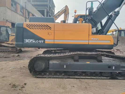 R305LC-9T Ekskawator używany Ekskawator Hyundai używany na placu budowy