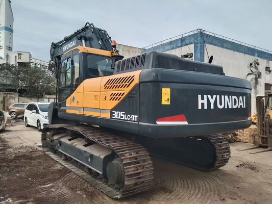 R305LC-9T Ekskawator używany Ekskawator Hyundai używany na placu budowy