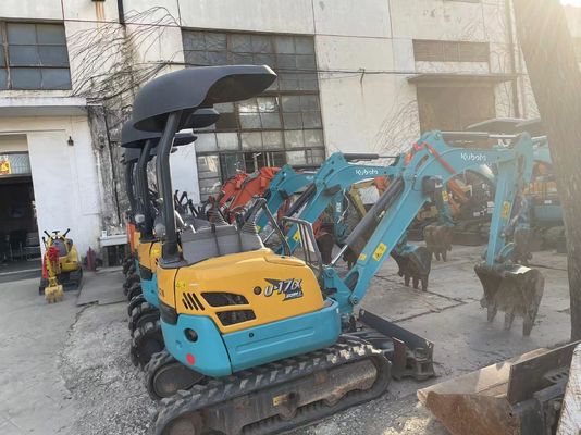 Oryginalny kolor Używany Koparnik Kobelco U17 Wysoka wydajność do pracy w pomieszczeniach