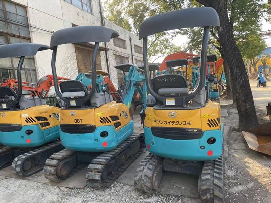 Oryginalny kolor Używany Koparnik Kobelco U17 Wysoka wydajność do pracy w pomieszczeniach