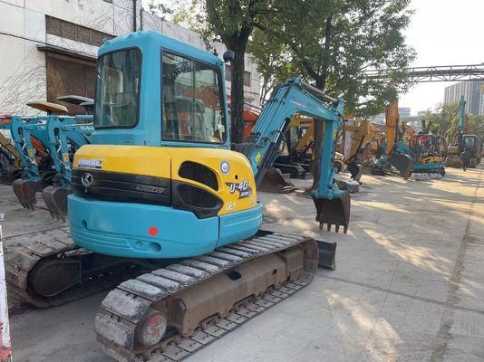 W Japonii używana mini koparka Kubota U40-5 z wydajnym systemem hydraulicznym