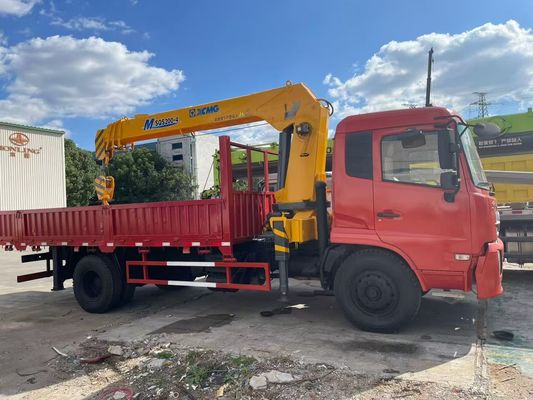 8 ton XCMG SQS200-4 ciężarówka zamontowana używany dźwig z DongFeng ciężarówka 2019 rok