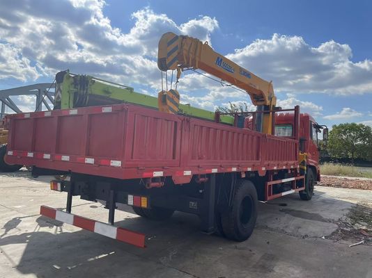 8 ton XCMG SQS200-4 ciężarówka zamontowana używany dźwig z DongFeng ciężarówka 2019 rok