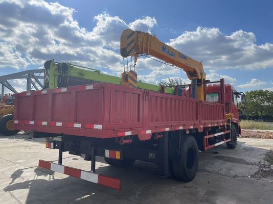 8 ton XCMG SQS200-4 ciężarówka zamontowana używany dźwig z DongFeng ciężarówka 2019 rok