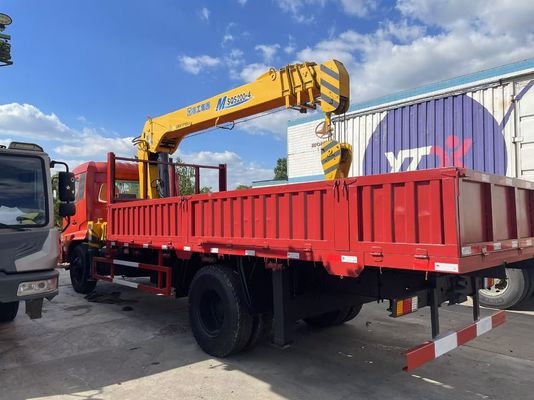 8 ton XCMG SQS200-4 ciężarówka zamontowana używany dźwig z DongFeng ciężarówka 2019 rok