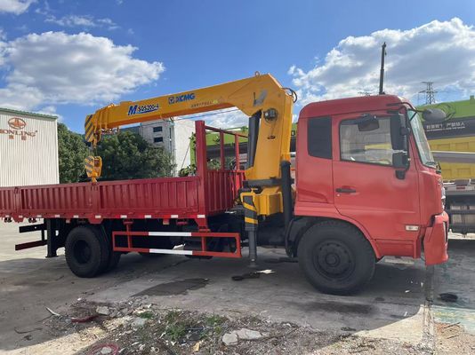 8 ton XCMG SQS200-4 ciężarówka zamontowana używany dźwig z DongFeng ciężarówka 2019 rok
