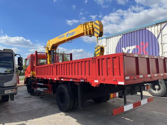8 ton XCMG SQS200-4 ciężarówka zamontowana używany dźwig z DongFeng ciężarówka 2019 rok