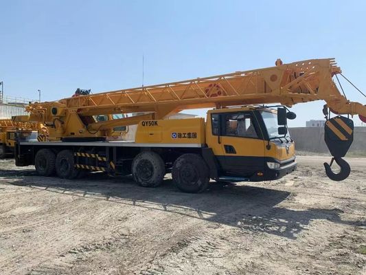 XCMG QY50K-II 50 ton używane ciężarówki żuraw wysokiej wydajności używane ciężarówki boomowe
