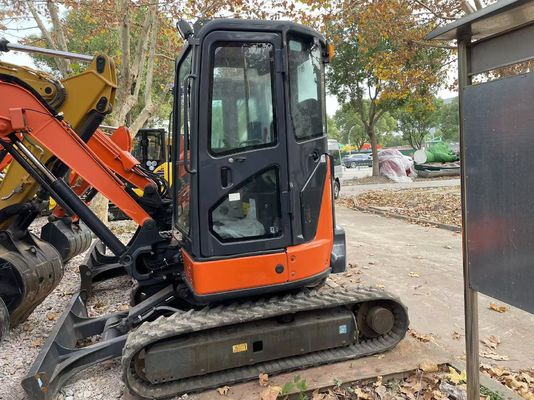Oryginalny Japonia używany Hitachi ZX35U-5N Mini Ekskawator W doskonałym stanie/Used Japanese Mini Excavator With Swing Arm And EPA Engine