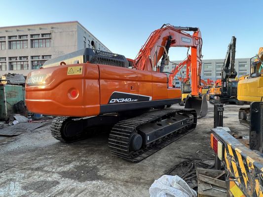 Kolor odfarbowany używany grabarz Doosan DX340LC-9C w doskonałym stanie