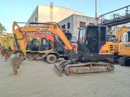 2020 Rok używany SANY SY60C-9 Mini Excavator Crawler Oryginalny kolor