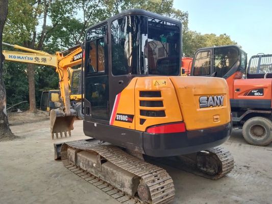 2020 Rok używany SANY SY60C-9 Mini Excavator Crawler Oryginalny kolor