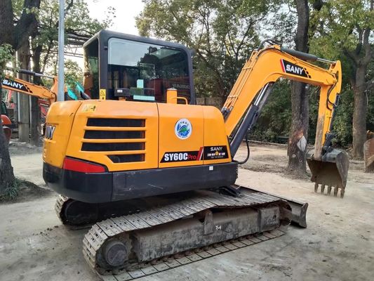 2020 Rok używany SANY SY60C-9 Mini Excavator Crawler Oryginalny kolor