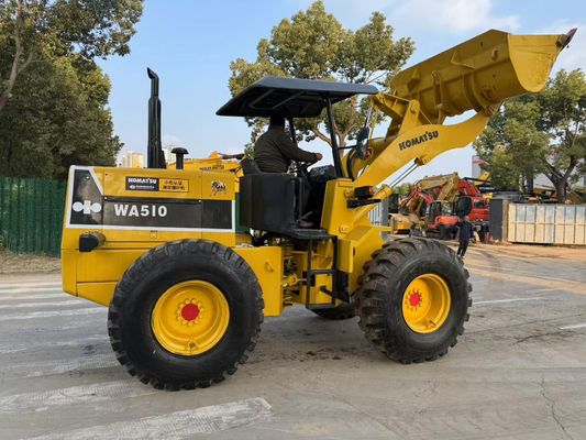 Oryginalny Japoński używany Komatsu WA510 Mini Ładowarki Kołowe Pracują w dobrym stanie