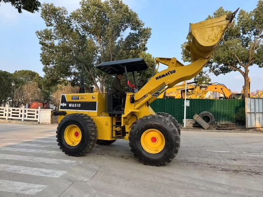 Oryginalny Japoński używany Komatsu WA510 Mini Ładowarki Kołowe Pracują w dobrym stanie