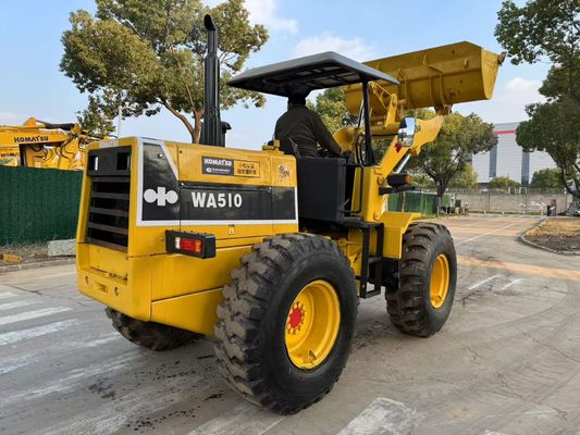 Oryginalny Japoński używany Komatsu WA510 Mini Ładowarki Kołowe Pracują w dobrym stanie