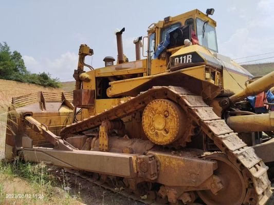 Oryginalny kolor używany Buldoser Caterpillar D11R z hydraulicznym rozdzieraczem
