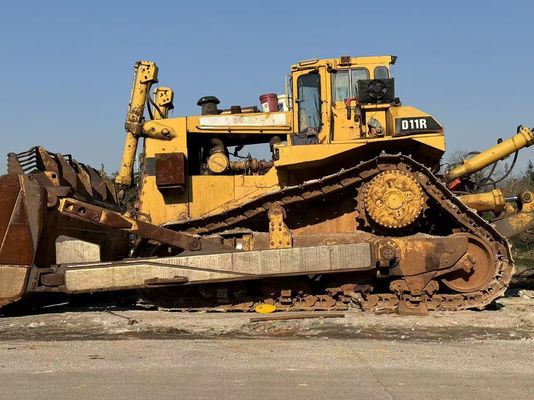 Oryginalny kolor używany Buldoser Caterpillar D11R z hydraulicznym rozdzieraczem
