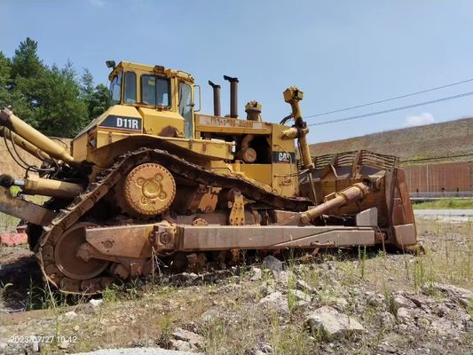 Oryginalny kolor używany Buldoser Caterpillar D11R z hydraulicznym rozdzieraczem