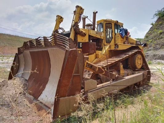 Oryginalny kolor używany Buldoser Caterpillar D11R z hydraulicznym rozdzieraczem