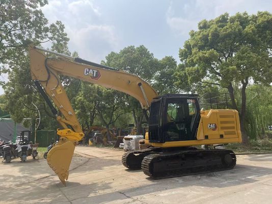 W dobrym stanie używany grabarz Caterpillar 320GC z hydraulicznym klamrem